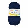 Basic Wolle dunkelblau 100% Baumwolle 50g - 125m, Strick und Häkelgarn der Marke LaLuna®