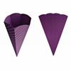 Schultüte lila aus 3D Wellpappe 68cm 1 Stück - Zuckertüte als Rohling zum basteln, bemalen und bekleben